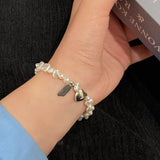 Women's Fashion Temperament Pearl Heart Bracelet – Jewelry Gift Ideas — 6