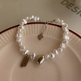 Women's Fashion Temperament Pearl Heart Bracelet – Jewelry Gift Ideas — 15