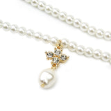 Diamond Pendant Strung With Imitation Pearl – Jewelry Gift Ideas — 4