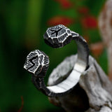 Nordic Viking Letter Stainless Steel Ring Titanium – Surprise Gifts — 4