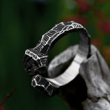 Nordic Viking Letter Stainless Steel Ring Titanium – Surprise Gifts — 5