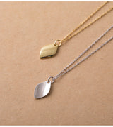 Diamond Curved Pendant Necklace – Jewelry Gift Ideas — 1