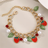 Valentine's Day Bracelet Red Accessories Cherry – Stylish Gifts — 5