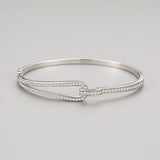 S925 Sterling Silver Bracelet Diamond Geometric – Jewelry Gift Ideas — 2