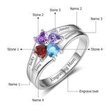 Lovers Rings Silver Rings Female And Male Pair Gift – Gifts for Her — 2