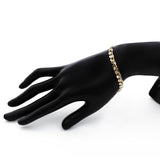 Geometric Chain Sequin Chain Combination Bracelet – Jewelry Gift Ideas — 2
