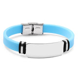 Custom engraving silicone bracelet personalized – Jewelry Gift Ideas — 2