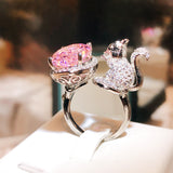 Design Colored Gems Women's Simulation Ring – Gifts for Her — 5