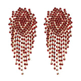 Long tassel inlaid earrings – Holiday Gift Ideas — 11