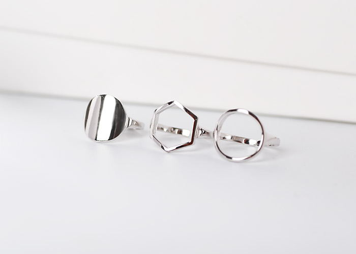 Geometry Shape 925 Sterling Silver Ring for Women – Gifts for Her — 1