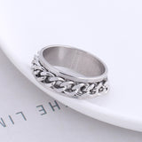 Men's Chain Stainless Steel Ring – Gifts for Him — 5