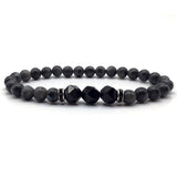 Glitter stone volcanic stone bracelet – Jewelry Gift Ideas — 5