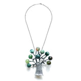 Fashionable Natural Stone Tree Retro Alloy Brooch – Jewelry Gift Ideas — 2