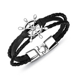 Alloy Leather Charm Bracelets – Jewelry Gift Ideas — 6