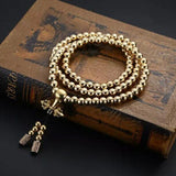 Stainless steel thunderbolt beads necklace – Jewelry Gift Ideas — 8