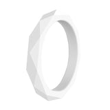 Geometric 3mm diamond pattern female tail ring – Gifts for Her — 5