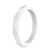 Geometric 3mm diamond pattern female tail ring – Gifts for Her — 5