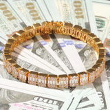 Ladder zircon hip hop bracelet – Jewelry Gift Ideas — 6