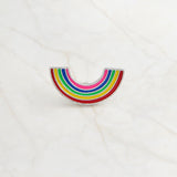 Creative rainbow cloud badge brooch – Jewelry Gift Ideas — 11