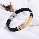 Silicone stainless steel bracelet – Jewelry Gift Ideas — 3
