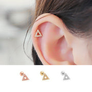 Full drill triangle stud – Everyday Gifts — 1
