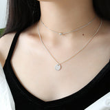 925 Sterling Silver Necklace Female Geometric – Jewelry Gift Ideas — 5