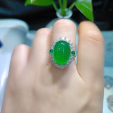 Green Agate Jade Women's Ring – Gifts for Her — 4