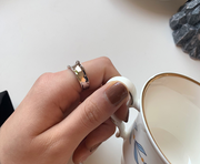 Simple Small Irregular Concave S925 Silver Ring – Unique Gift Ideas — 12