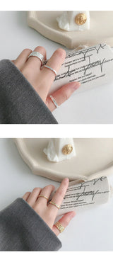 Gold & Silver Color irregular Ring – Meaningful Gifts — 5