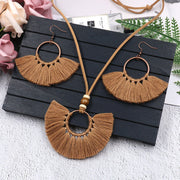 Fringed Necklace Earring Set – Jewelry Gift Ideas — 3