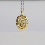 Personalized micro star and moon necklace – Jewelry Gift Ideas — 1