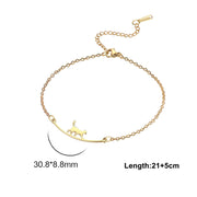 Women's Cute Walking Cat Anklet – Gifts for Her — 2