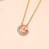 Little Prince Moon Pendant Necklace Clavicle – Jewelry Gift Ideas — 5