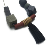 Geometric wood sweater chain – Stylish Gifts — 5