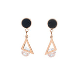 Geometric Double Triangle Stud Earrings – Gift Ideas — 2