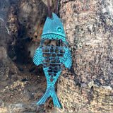 Ethnic Retro Big Fish Long Necklace Cotton Linen – Jewelry Gift Ideas — 1