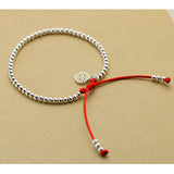 S925 sterling silver red rope bracelet – Jewelry Gift Ideas — 4
