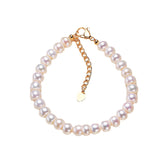 Freshwater Pearl Plain White Bracelet – Jewelry Gift Ideas — 5