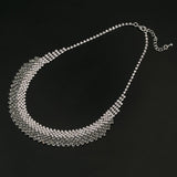 Fashion Sweet Multi-row Gray Diamond Necklace – Jewelry Gift Ideas — 1