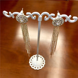 Crystal tassel earrings earrings – Unique Gift Ideas — 4