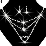 Fashion Layered Necklace And Earrings Set – Jewelry Gift Ideas — 5