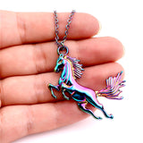 Galloping Horse Pendant Necklace Sweater Chain – Jewelry Gift Ideas — 2
