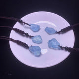 Natural Aquamarine Rough Stone Pendant – Jewelry Gift Ideas — 2