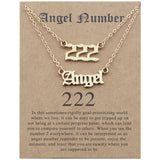 Angel Lucky Number Set Clavicle Card Necklace – Jewelry Gift Ideas — 4