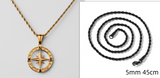 Stainless Steel Compass Circular Necklace – Jewelry Gift Ideas — 4