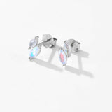 Sterling Silver Diamond Colored Stone Zircon Stud – Stylish Gifts — 4