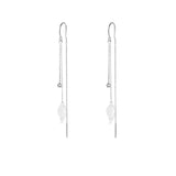 S925 Sterling Silver Leaf Earline Girl – Gifts for Kids — 2