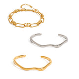 Classic Open 18K Plain Bracelet – Jewelry Gift Ideas — 8