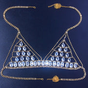 Rhinestone Bra Body Chain Nightclub Accessories – Stylish Gifts — 2