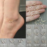 Zodiac Anklet Crystal Pendant Ladies Gift – Jewelry Gift Ideas — 4